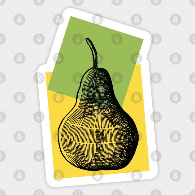 Pear Sticker by senkova